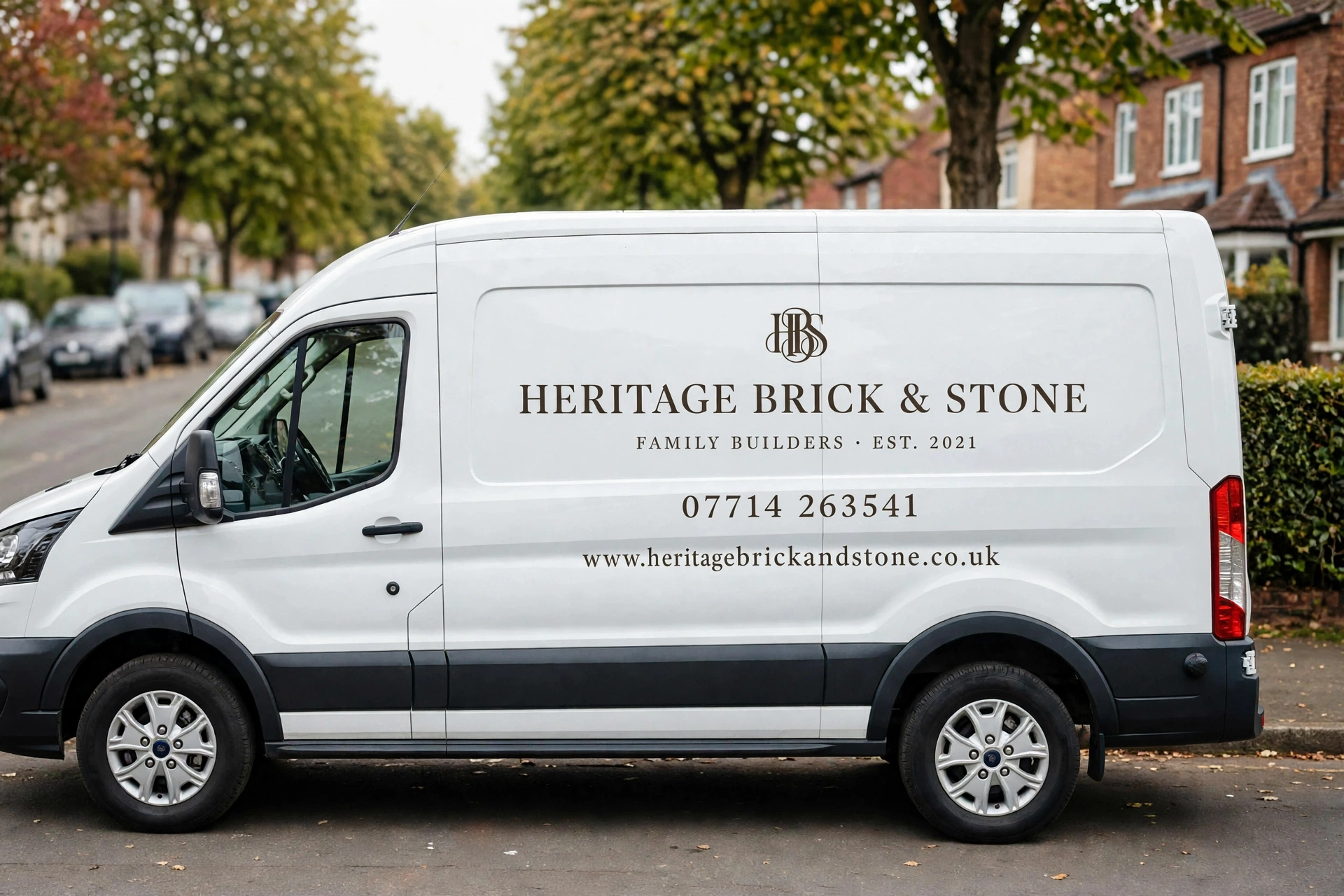 Heritage Brick & Stone Van - www.heritagebrickandstone.co.uk - 07714 263541
